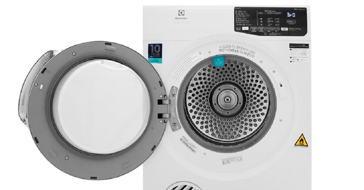 May say quan ao Electrolux 8 kg EDS805KQWA