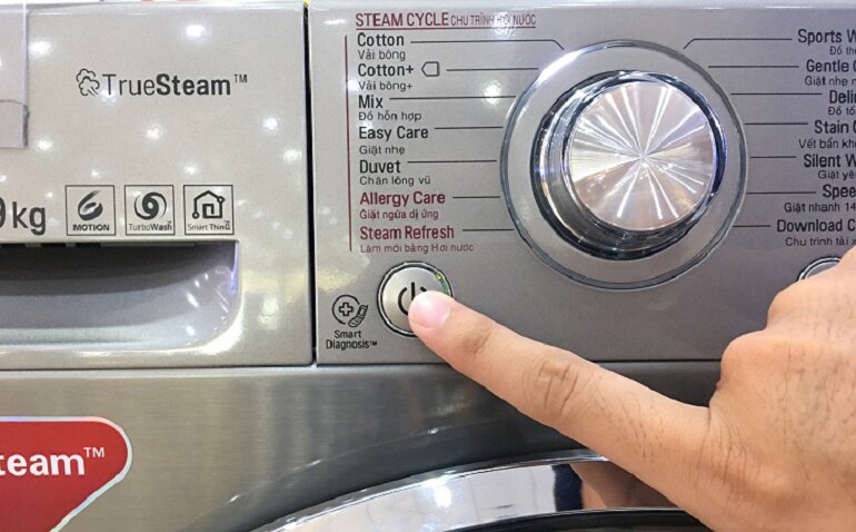máy giặt lg báo lỗi le