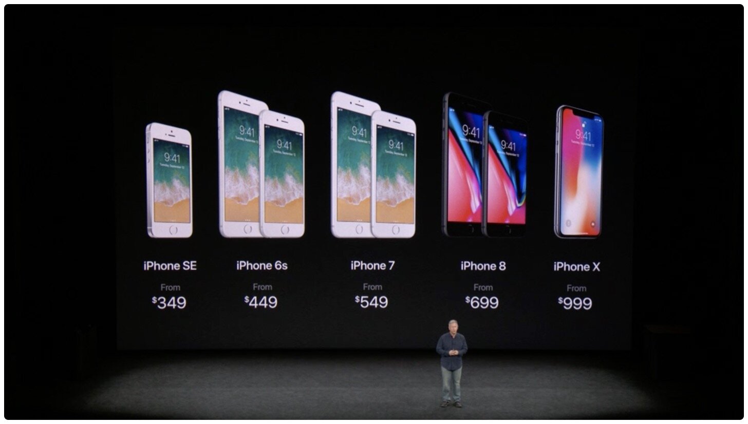 Chiếc iPhone X có vẻ ngoài nổi bật hơn hẳn các sản phẩm tiền nhiệm