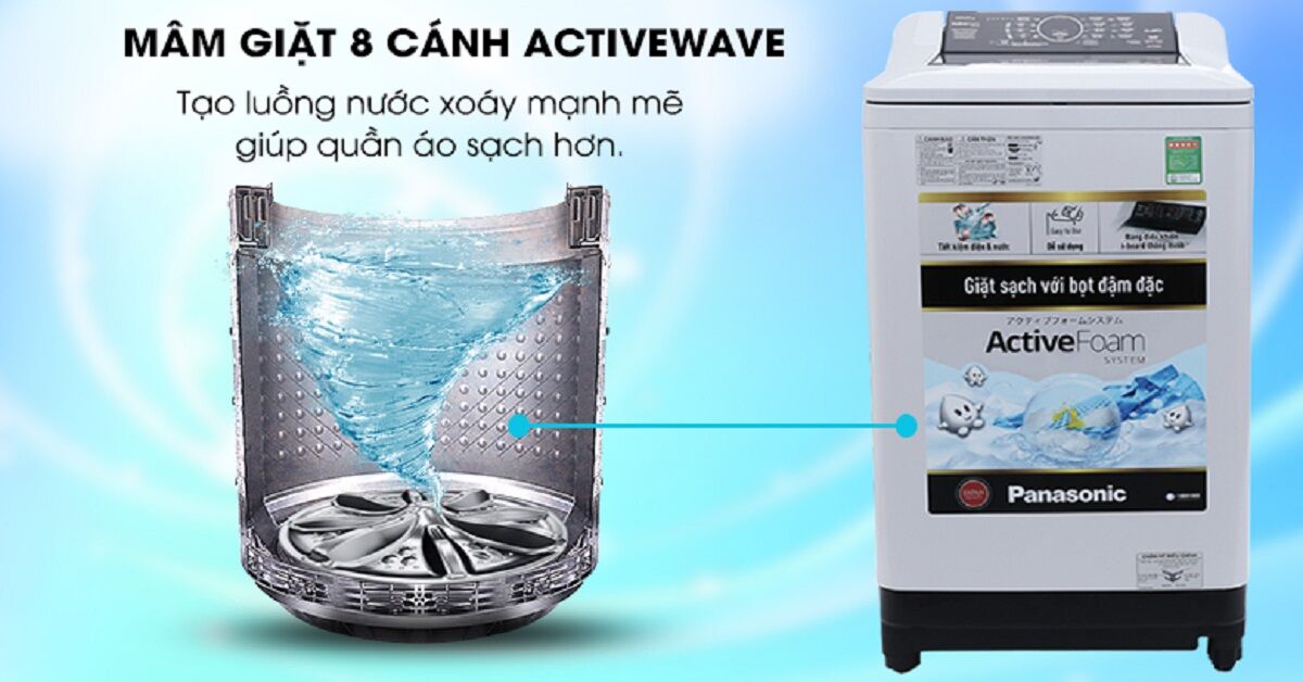 Lý do nên chọn máy giặt cửa trên Panasonic 10 kg NA-F100A4HRV