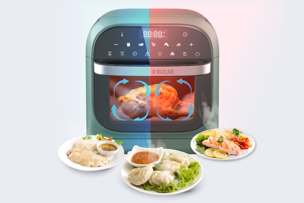 Lý do nên chọn nồi chiên không dầu hơi nước 15 lít Roler RA-3122A Steam
