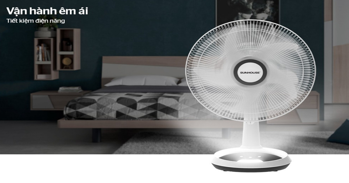 Lý do nên sở hữu quạt tích điện Sunhouse SHD7223?