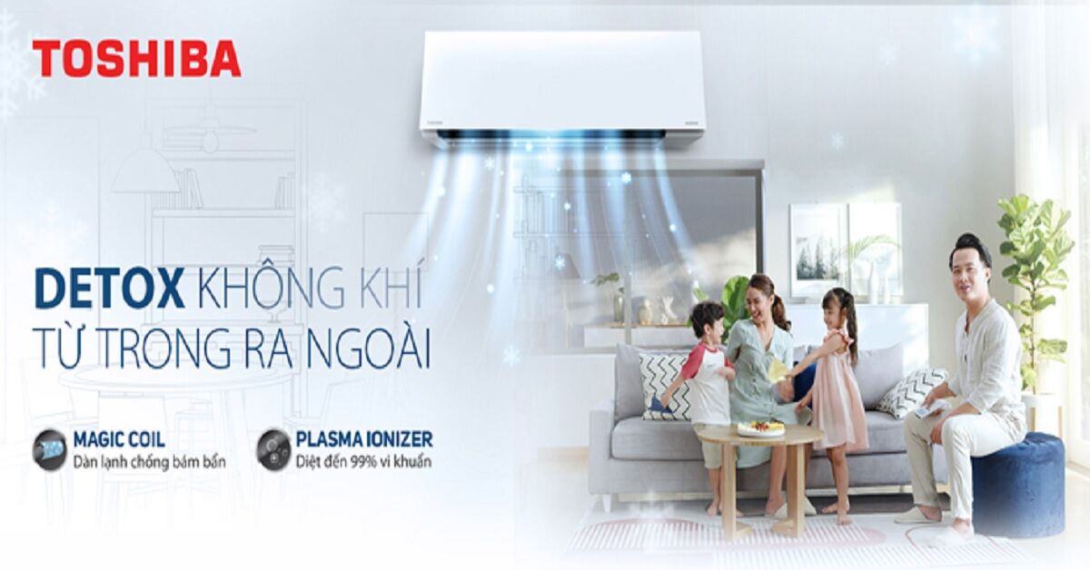 Lý giải vì sao Toshiba RAS-H10T4KCVRG-V được gọi là "điều hòa detox không khí"