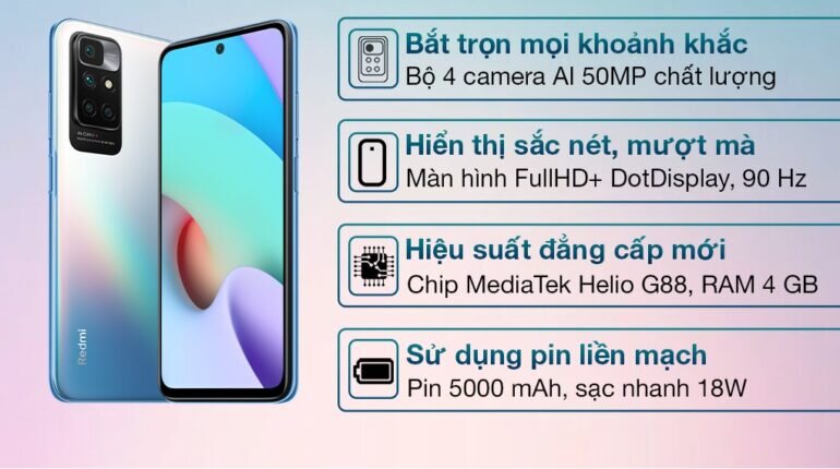 Điện thoại Xiaomi Redmi 10