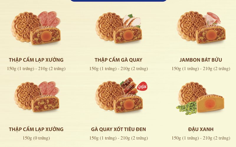 Tham khảo 8 vị Bánh Trung thu Thọ Phát cho mùa trăng 2025