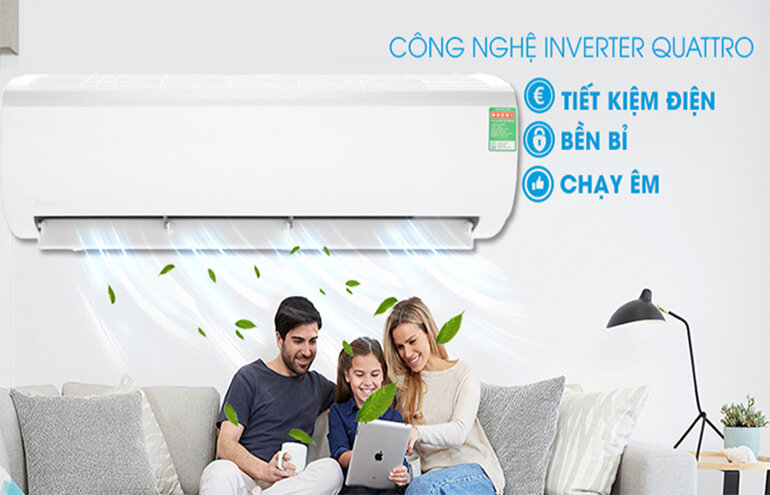 Điều hòa Midea 24000BTU 1 chiều inverter MSAG-24CRDN8