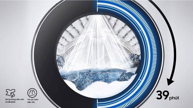 Máy giặt Samsung AI Inverter 10 kg WW10TP54DSH/SV