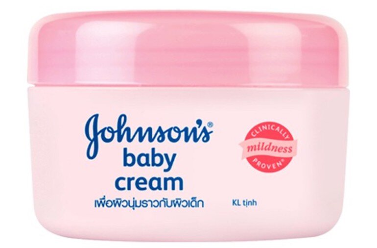 Kem dưỡng ẩm Johnson baby có nguồn gốc từ gạo và sữa, cấp ẩm hiệu quả