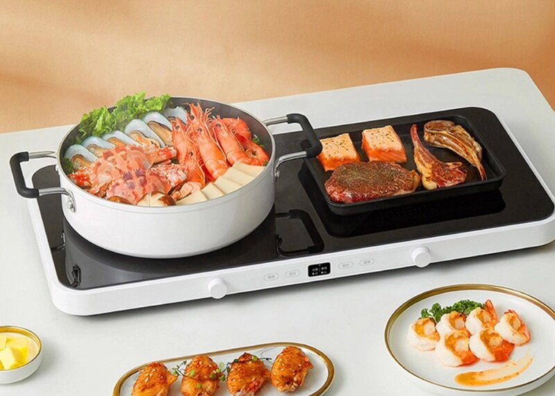 Bếp từ đôi Xiaomi MDCLD01ACM giá chỉ 3,45 triệu đồng, gây ấn tượng với 100 mức nhiệt