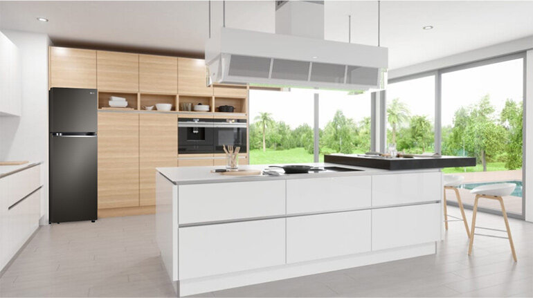 Thiết kế tủ lạnh LG GN-M312BL sang trọng, cao cấp phù hợp với mọi căn bếp gia đình Việt