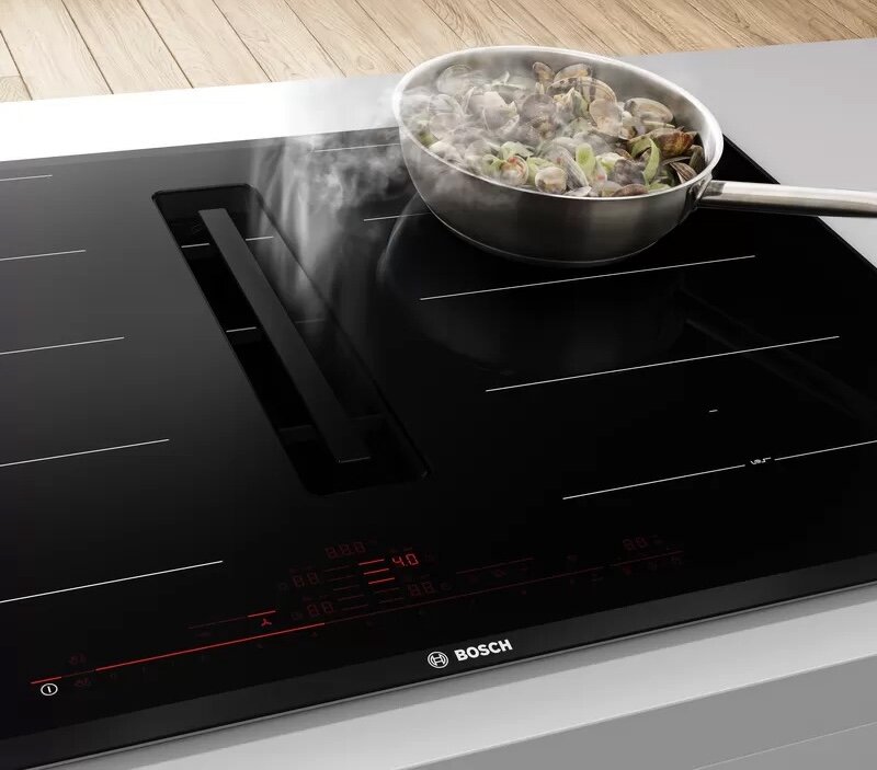 Bosch PXX875D67E: The perfect combination of induction cooker and hood