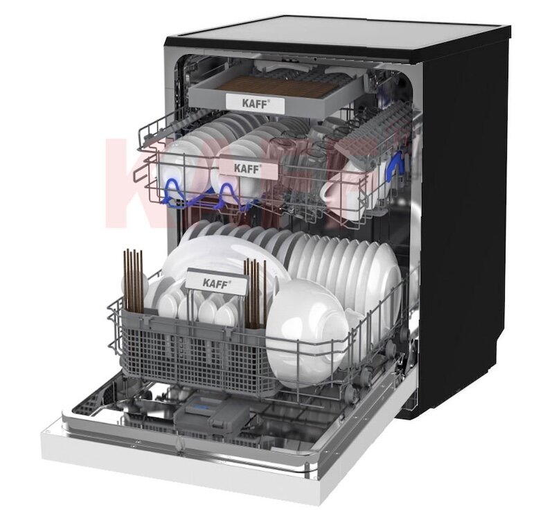 Máy rửa bát Kaff KF-SBL775B sở hữu không gian lưu trữ đỉnh cao