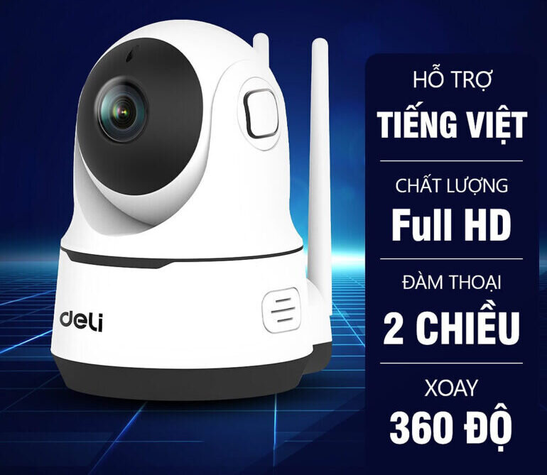 Thiết kế camera Deli đơn giản mà đẹp