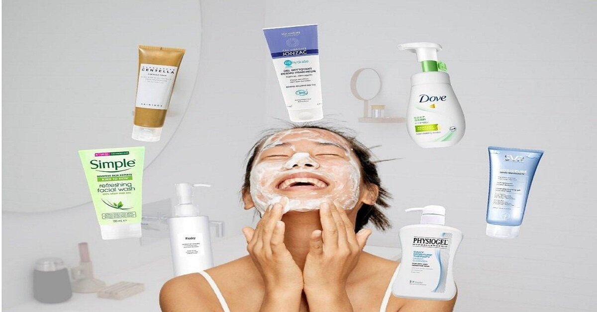 Mách bạn các loại sữa rửa mặt cho da khô cực tốt