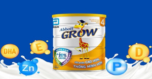 Mách bạn cách pha sữa Abbott Grow không vón cục và cách bảo quản
