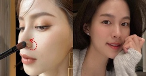Mách nước cách dùng phấn tạo khối mũi nhanh gọn, hiệu quả