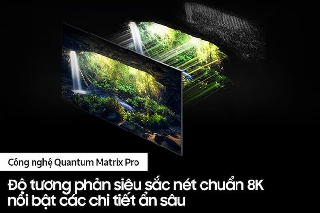 Bộ xử lý Quantum Neo 8K cùng trí tuệ nhân tạo AI với hình ảnh sắc nét