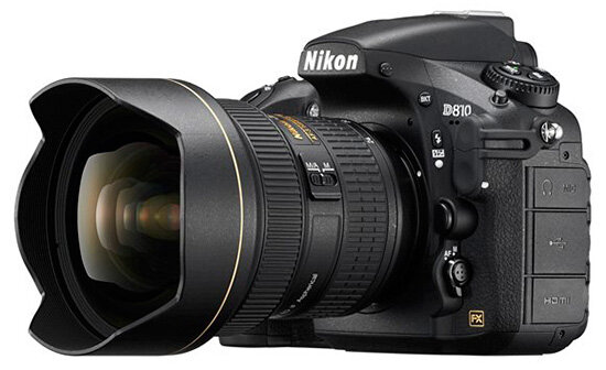 Máy ảnh Nikon D810 hỗ trợ dải nhạy sáng siêu rộng
