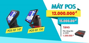 Máy bán hàng cảm ứng GPOS QT 147 – Máy tính tiền cảm ứng chuyên nghiệp