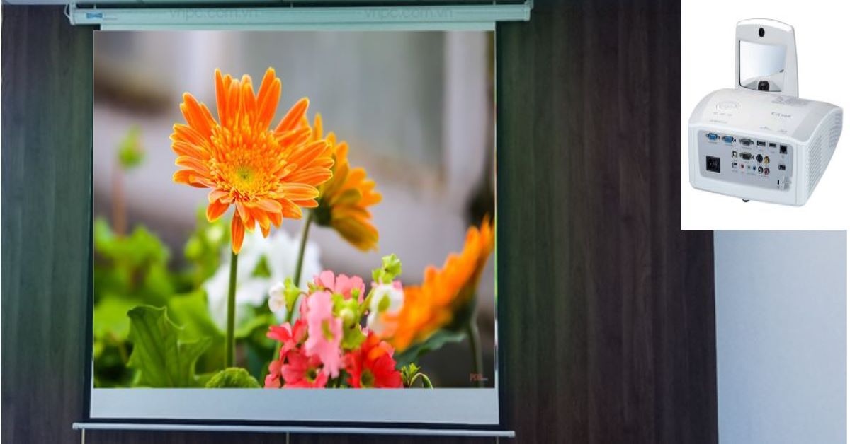 Máy chiếu Canon LV-WX300USTi máy chiếu siêu gần