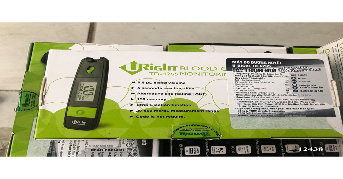 Máy đo đường huyết Uright TD-4265 có tốt không?