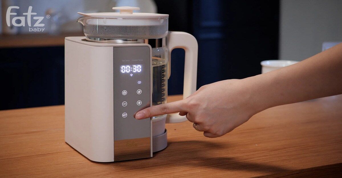Máy đun nước pha sữa Quickpro 1 Fatzbaby FB3511BT - Bản nâng cấp của Quick 12