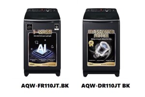 Máy giặt Aqua 11 Kg AQW-FR110JT.BK khác gì AQW-DR110JT BK?