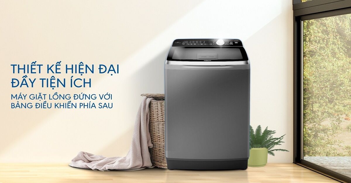 Máy giặt Aqua 12kg lồng đứng có những lựa chọn nào?