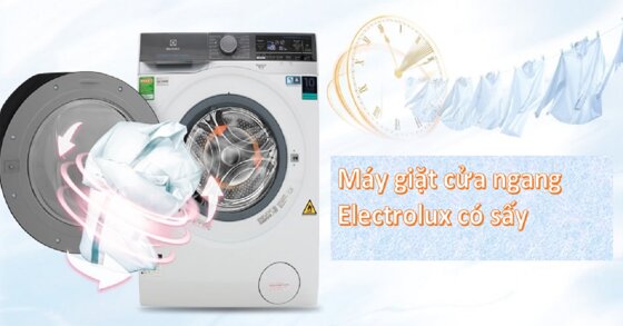 Máy giặt cửa ngang Electrolux có sấy bán chạy nhất thị trường