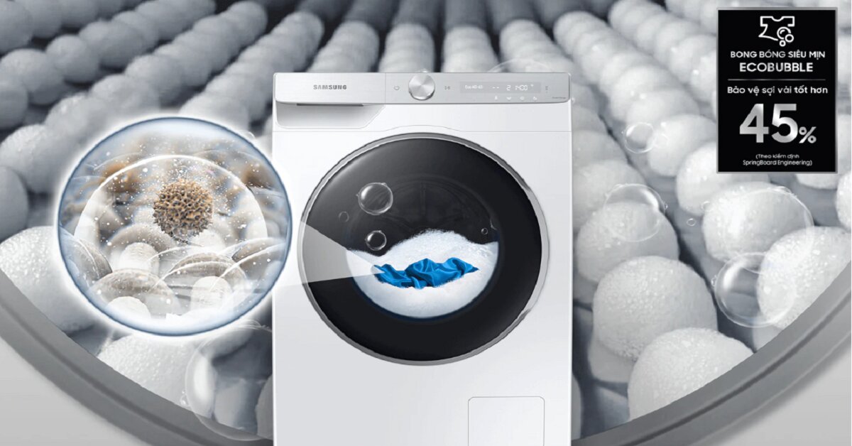 Máy giặt cửa ngang Samsung AI WW10TP54DSH/SV khối lượng giặt 10kg và những điểm cần cân nhắc khi chọn mua?