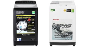 Máy giặt cửa trên 9kg loại nào tốt? Toshiba 9kg AW-K1000FV(WW) hay Panasonic NA-F90A9BRV