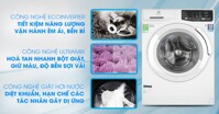 Máy giặt Electrolux Inverter 8 Kg EWF8025BQWA bước đột phá trong công nghệ giặt giũ