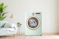 Máy giặt Hisense Inverter 10.5 kg sấy 7 kg WD105R5 phong cách Retro rất ấn tượng