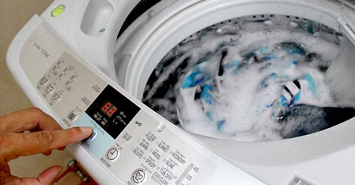 Máy giặt không xả nước có phải bị hỏng không ? Làm thế nào để khắc phục ?