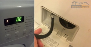 Máy giặt LG báo lỗi OE không vắt: nguyên nhân và cách xử lý