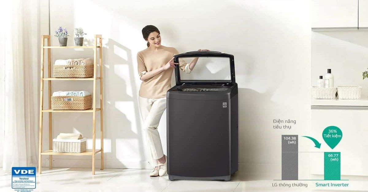 Máy giặt lồng đứng LG T2313VS2W 13 kg lựa chọn hàng đầu cho các gia đình Việt