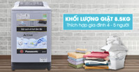 Máy giặt Panasonic 8.5 kg NA-F85A4GRV nội địa Nhật, giá rẻ