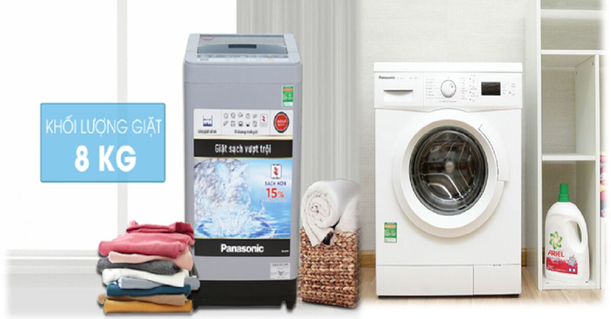 Máy giặt Panasonic 8kg bao nhiêu tiền thì tính năng hiện đại
