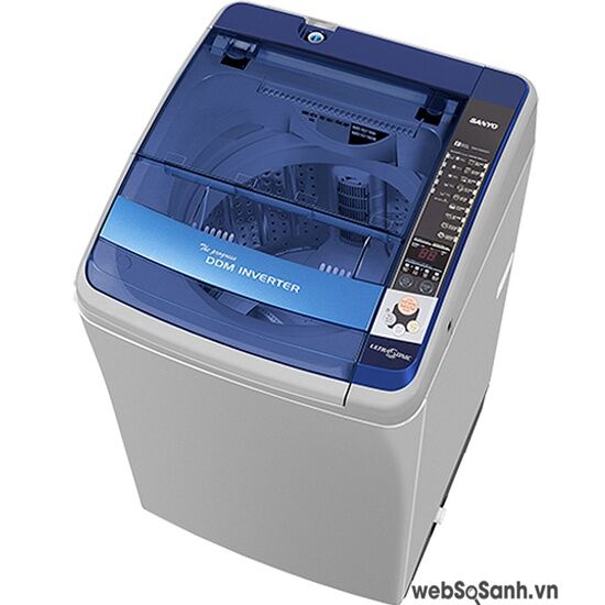 Máy giặt Sanyo ASW-D900ZT vận hành êm ái và tiết kiệm