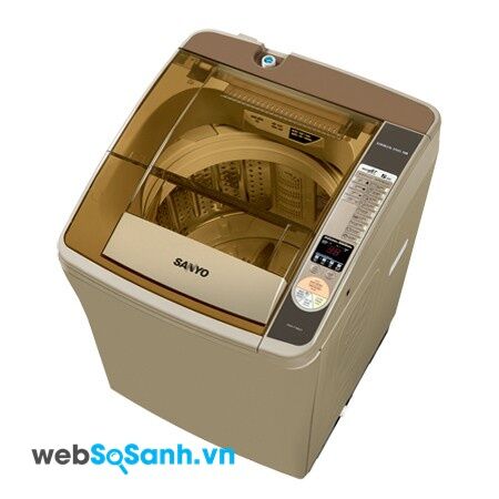 Máy giặt Sanyo ASWF800Z1T giặt sạch với nhiều luồng nước phun