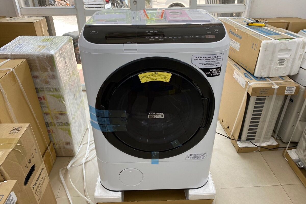 Máy giặt sấy nội địa Nhật Hitachi BD-NBK120E đắt nhưng có "xắt ra miếng" không?