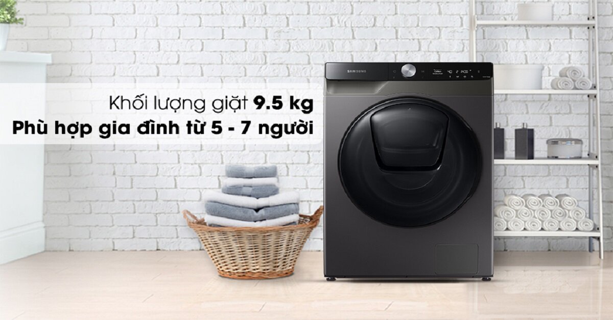 Máy giặt sấy Samsung Inverter 9.5kg WD95T754DBX/SV bán chạy nhất 2023 có gì?