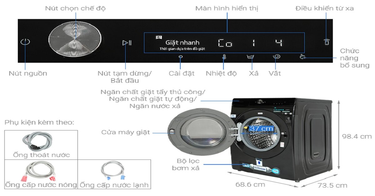 Máy giặt sấy Samsung WD21T6500GV lựa chọn số 1 cho ngôi nhà của bạn