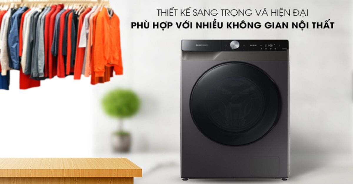 Máy giặt sấy Samsung WD14TP44DSB giải pháp tối ưu cho gia đình bạn