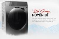 Máy giặt sấy Sharp Inverter 10.5 Kg ES-FKD1054PV-S đời cũ nhưng toàn trang bị "xịn", siêu tiết kiệm điện