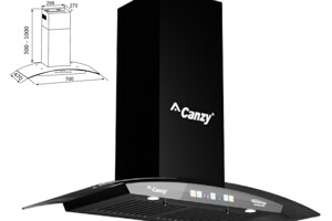 Máy hút mùi Canzy CZ-NK-270C hút sạch mùi, đẹp mọi góc nhìn