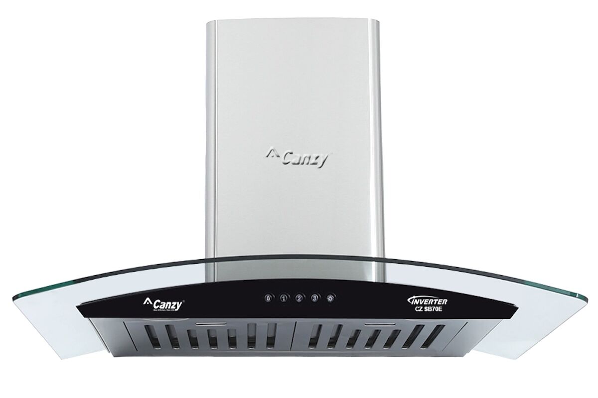 Máy hút mùi Canzy CZ SB07E động cơ mạnh mẽ, dễ sử dụng, làm bạn yêu bếp hơn