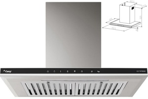 Máy hút mùi Canzy CZ-TS700SS công suất mạnh mẽ, tính năng thông minh