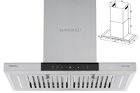 Máy hút mùi Eurogold EUH03570WB không còn lo lắng về mùi thức ăn