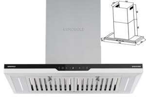 Máy hút mùi Eurogold EUH03570WA giải pháp tối ưu cho không gian bếp sạch thoáng